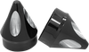 Avon Grips Black Anodized Spike 1" Axle Nut Covers AXL-SPK-ANO