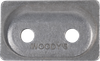 WOODY'S ADA2-3775-B ANG 2 HOLE BKR 5/16 48P