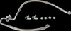 DRAG SPECIALTIES 1741-0876 BRAKELINE RR 04-13 XL