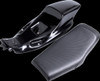 Saddlemen Z4282 Eliminator Tail Section/Seat Kit - Faux Carbon Fiber