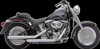 Cobra 88-06 Harley FLSTC Dragsters Exhaust (Black)