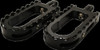 LA CHOPPERS LA-7205-01B FOOTPEGS BMX BLK/BLK