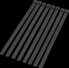 MOOSE RACING HARD-PARTS 2120-0643 CABLE TIE BLACK 8" 8PK