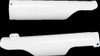 Acerbis 2113760002 lower fork cover set (White) (2113760002)