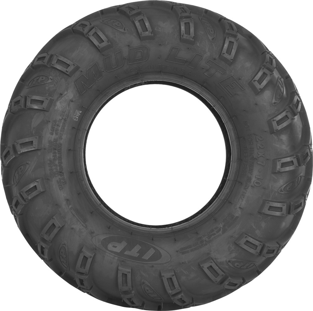 Pair Of ITP Mudlite SP ATV Tires – 22x7-10 Front Mud Sport Light