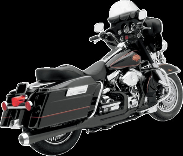BASSANI XHAUST HS-FLH-637CLB HEAT SHIELDS BLK FLH 2-1