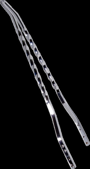 CYCLE VISIONS CV8042B SISSY BAR TWIST 30" BLK