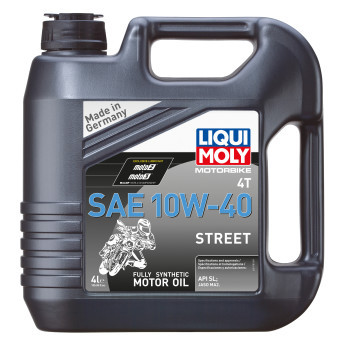 Liqui Moly 20056 Street 4T Oil - 10W-40 - 4 liter