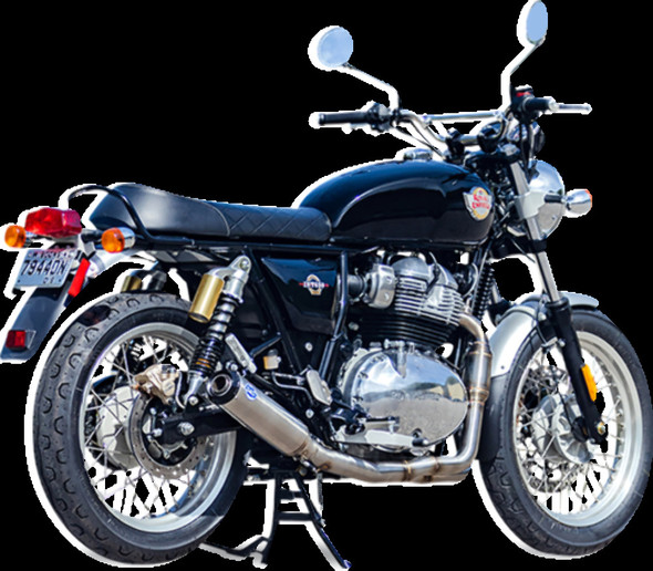 S&S Cycle Qualifier 2:1 Royal Enfield Race Exhaust Stainless Steel 550-1031