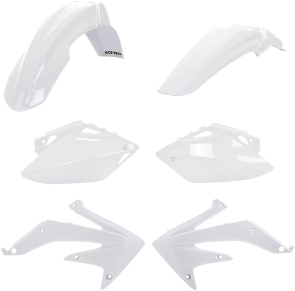 Acerbis White Body Plastics Kit 07-08 FOR HONDA CRF450R