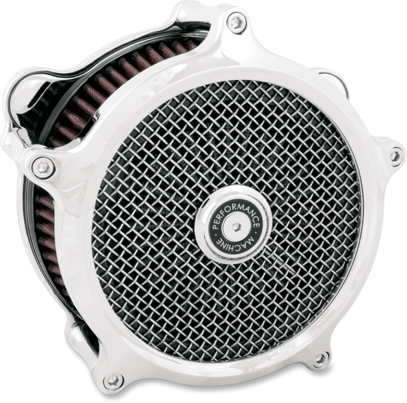 PERFORMANCE MACHINE (PM) 0206-2149-CH AIRCLEANER SPR GAS XL CHR