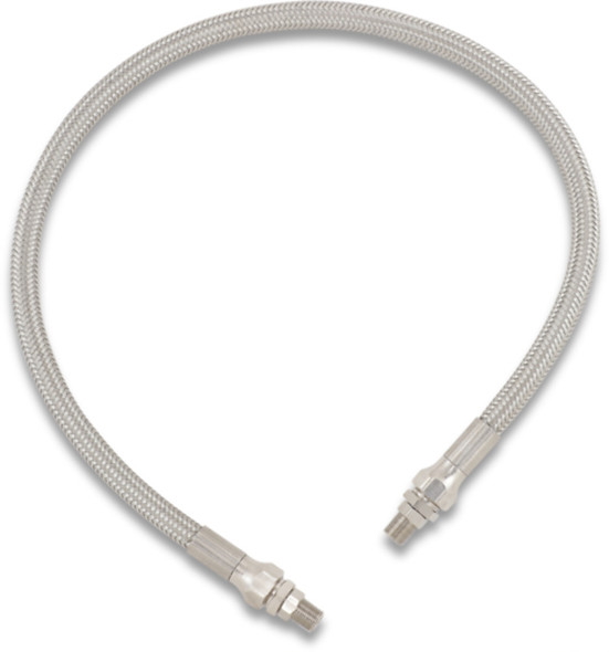 DRAG SPECIALTIES 0711-0056 24"SS OIL LINE W/FITTINGS
