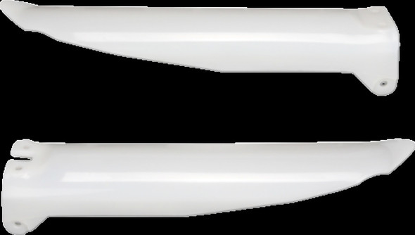 Acerbis Lower Fork Cover Set Natural White - Fits: FOR KAWASAKI KX250 1994-2003