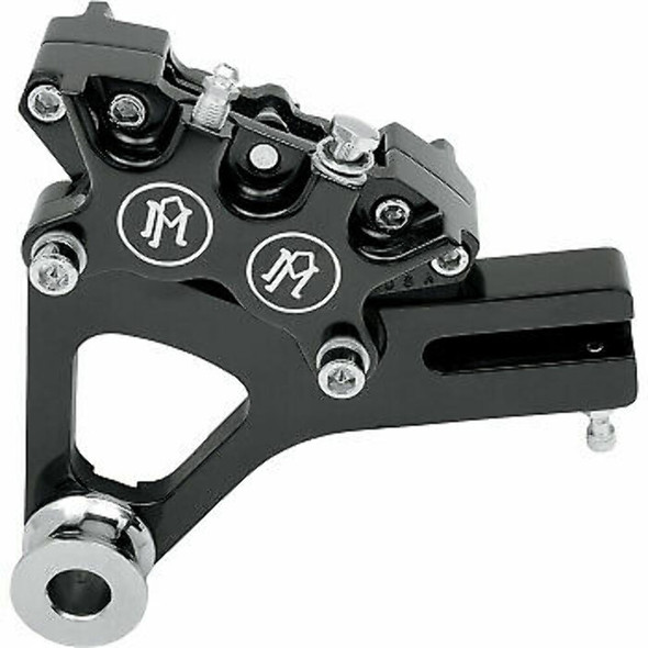 Performance Machine 1259-0052-BM 4-Piston Caliper Rear Contrast Cut 08-17 FXD