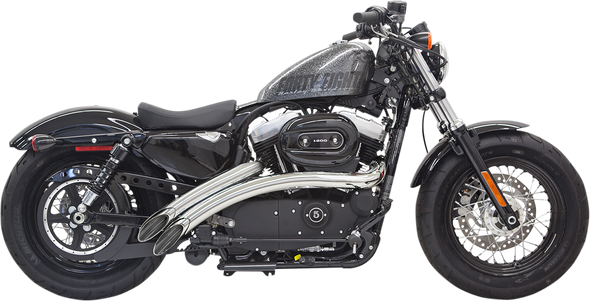 Bassani Chrome Radial Sweeper Exhaust System for 14-19 Harley Sportster 1200