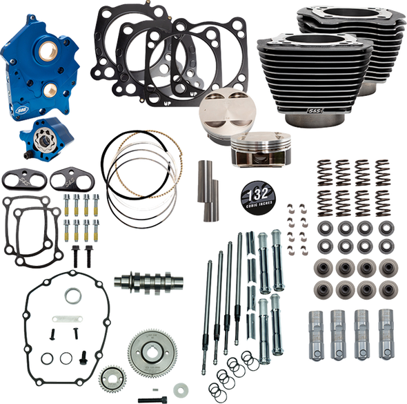S&S Cycle 310-1236C 132" Power Pack - 114"/117" M8