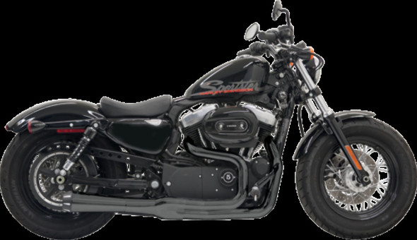 BASSANI XHAUST 1X22RB EXHAUST RR2-1 FLUTE XL BK