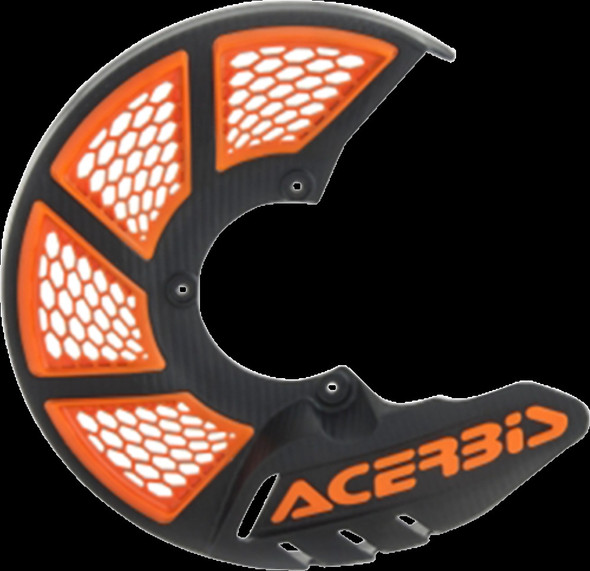Acerbis X-Brake Vented Front Disc Cover Black/Orange
