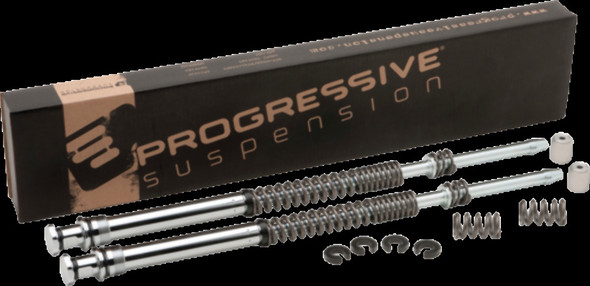 Progressive 41mm Monotube Front Fork Spring Lowering Kit for 00-17 Softail