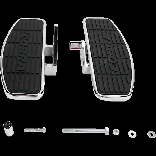Cobra Front Floorboards for 1997-2007 FOR HONDA VT1100 Spirit - Chrome