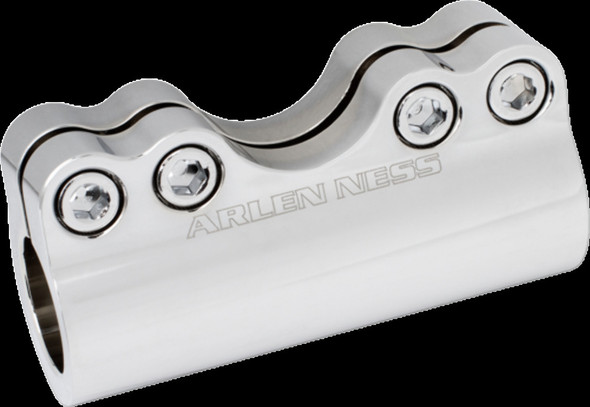 Arlen Ness Modular Billet Handlebar Clamp Chrome 1-1/4" 08-053