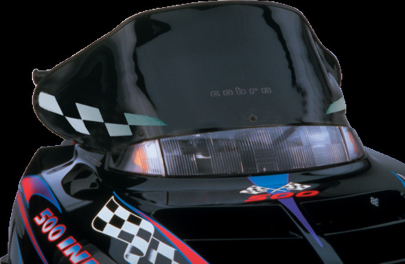 POWERMADD/COBRA 11320 WINDSHIELD 12" BLK POL