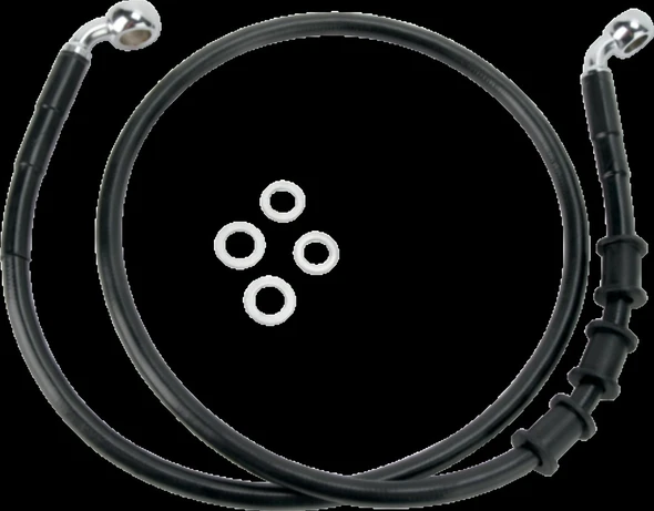 DRAG SPECIALTIES 1741-2850 BRAKELINE FLSTN08-14BLK+8