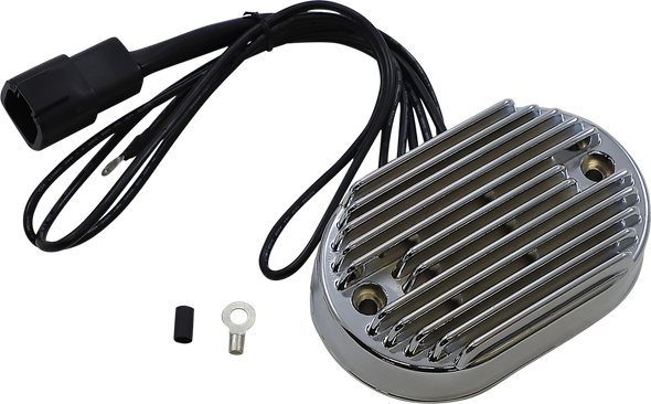 Drag Chrome Premium Voltage Regulator 38 Amp for Harley 01-06 Softail 74540-01