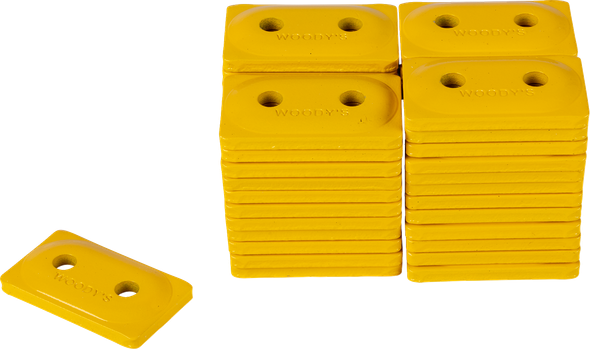 WOODY'S ADD2-3800-B 2-HOLE ALM BCKR YEL 48P