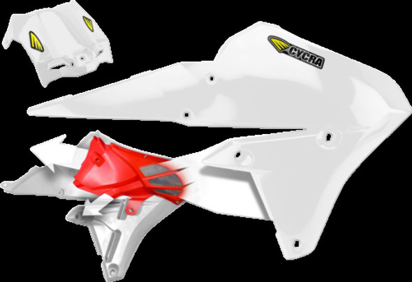 CYCRA 1CYC-1782-42 SHROUD PF WR250F WHT