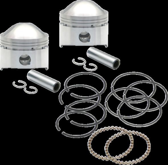 S&S CYCLE 106-5505 3-7/16+.020 HIGH COMPRESSION PISTON KIT 36-80 HARLEY BIG TWIN