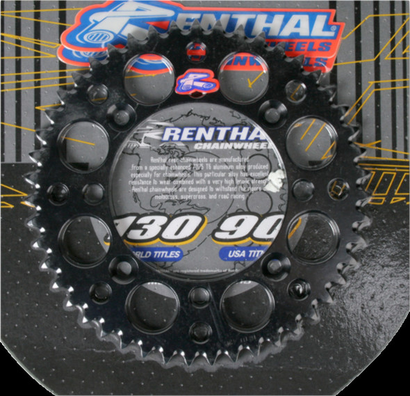 RENTHAL 121U-428-47GPBK SPROCKET YZ/RM85 47 BLK