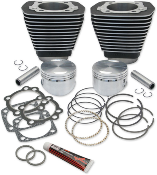 S&S CYCLE 91-7702 CYLINDERS+PSTNS 96"V2 BLK