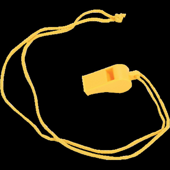 ATLANTIS A2712 WHISTLE CORDED YELLOW