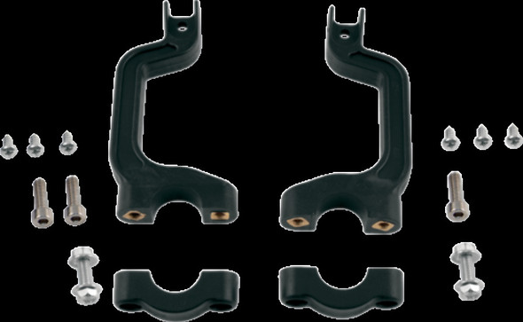 Acerbis 2170330001 Replacement X-Force Black Mount Kit