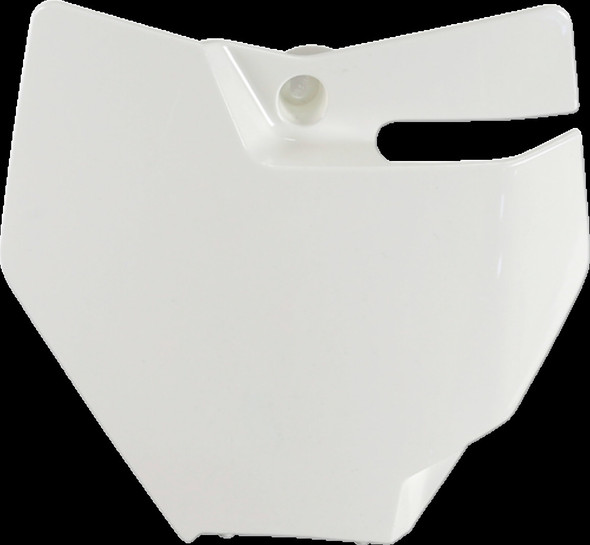 UFO KT04087042 PLATE # FOR KTM 85 WHITE