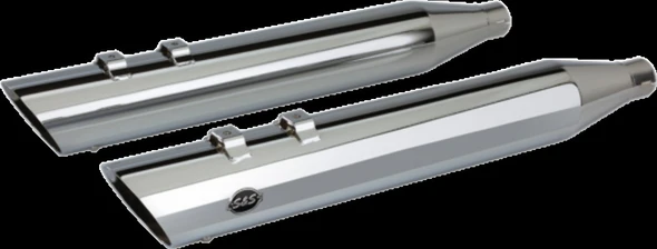 S&S CYCLE 550-0695 MUFFLERS CHR SLSH 17-19