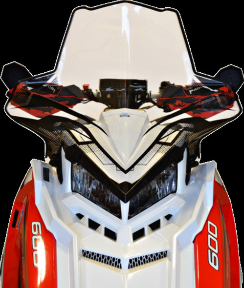 POWERMADD/COBRA 11640 WINDSHIELD 20.5" TALL POL