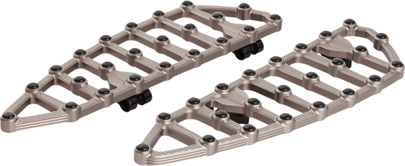 ARLEN NESS 410-013 DRIVER FLOORBOARDS MX TITANIUM FOR 18+ HARLEY SOFTAIL