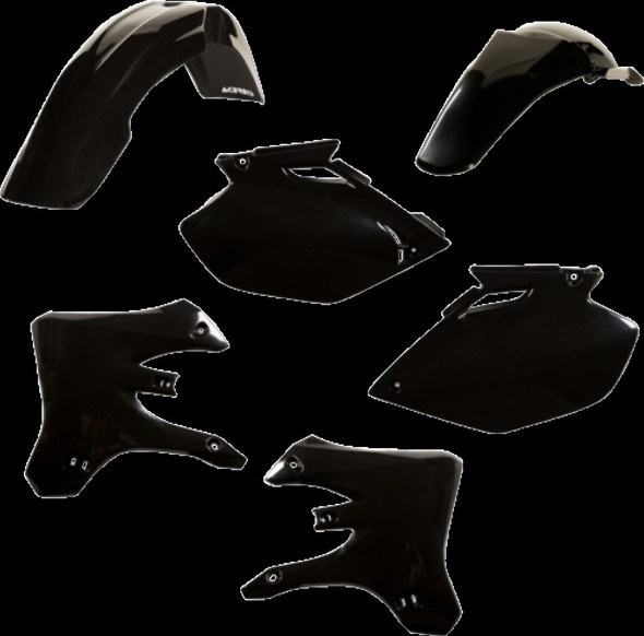 Acerbis Black Standard Replacement Plastics Kit 03-05 FOR YAMAHA YZ 450 F YZ