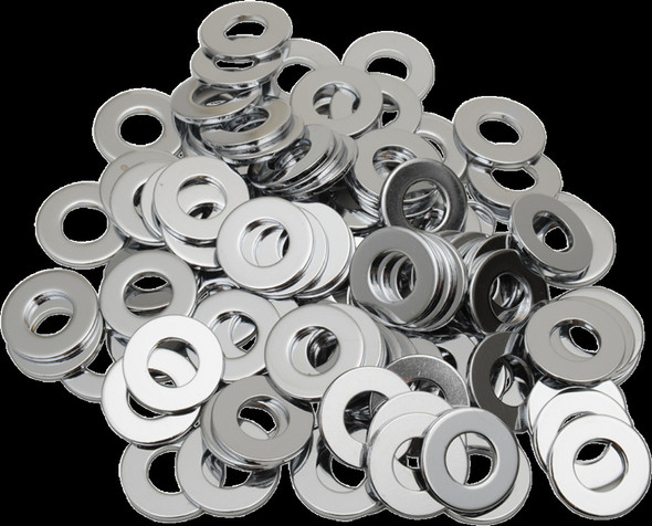 DRAG SPECIALTIES DS-190656 3/8" CHROME FLATWASHER