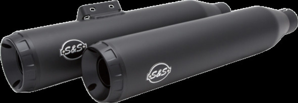 S&S CYCLE 550-0737 MUFFLER BLK GN RACE M8ST