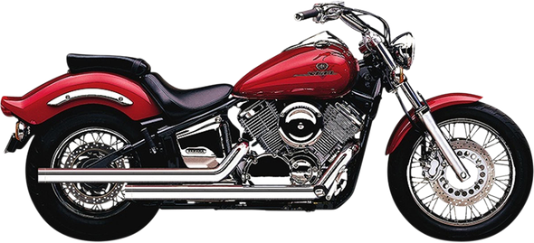 Cobra 04-09 FOR YAMAHA XVS11 Dragsters Exhaust (Chrome)