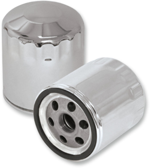 S&S Cycle Chrome Oil Filter for Harley 84-98 Evo & 86-20 Sportster XL