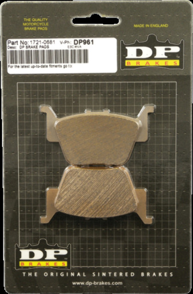 DP BRAKES DP961 BRAKE PAD SINTERED DP961