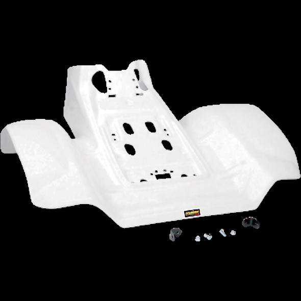MAIER 117101 ATV FENDER REAR-WHITE