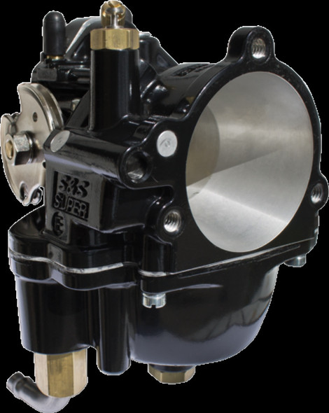 S&S Cycle Black Super E Carburetor for Harley 84-06 Big Twin & Sportster XL