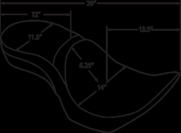 DRAG SPECIALTIES SEATS 0810-1577 SEAT LOPRODBR PIL JKPOT