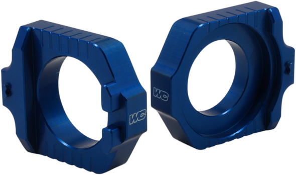WORKS CONNECTION 17-250 AXLE BLOCK BLUE 17-250