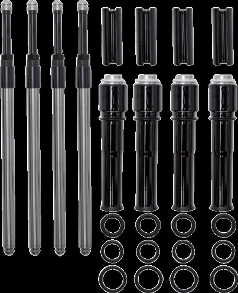 S&S Cycle 930-0143 Quickee Pushrod Black Tube Kit fits Harley Twin Cam